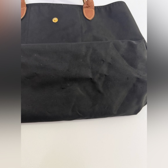 Longchamp Le Pilage Cabas Black Tote Bag - Picture 12 of 14